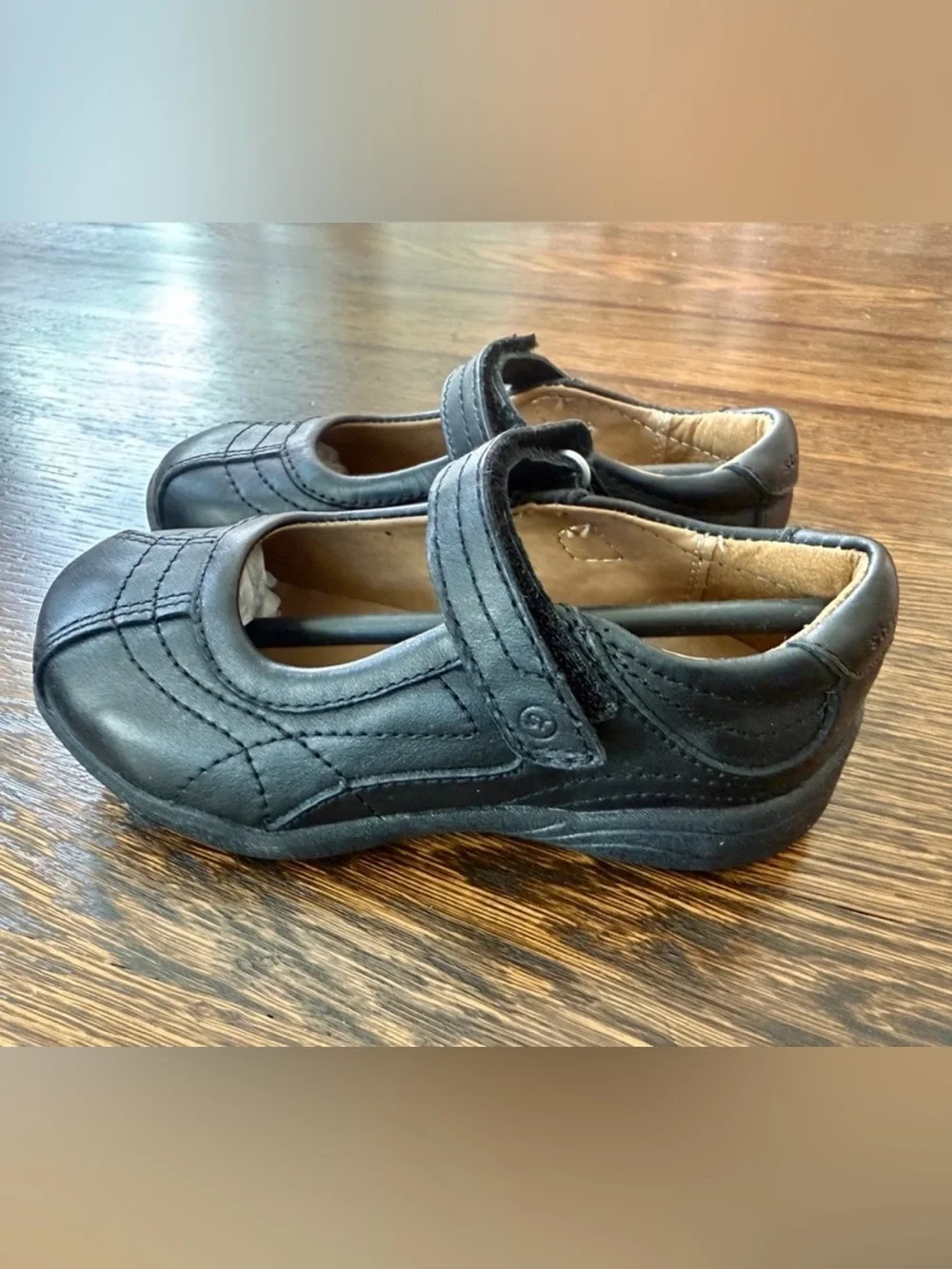 NWOT Stride Rite Black Mary Jane Girls Dress Shoes School Uniform Size 8.5